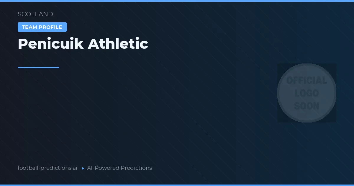 Penicuik Athletic Tipy a statistiky
