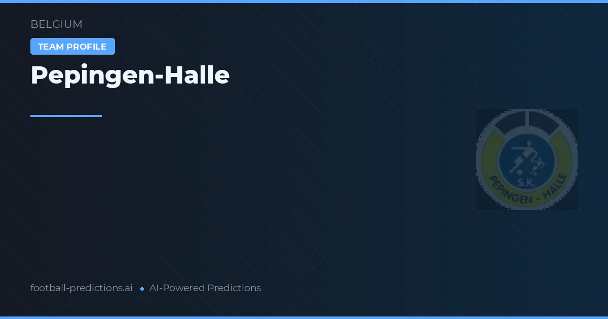 Pepingen-Halle Tipy a statistiky