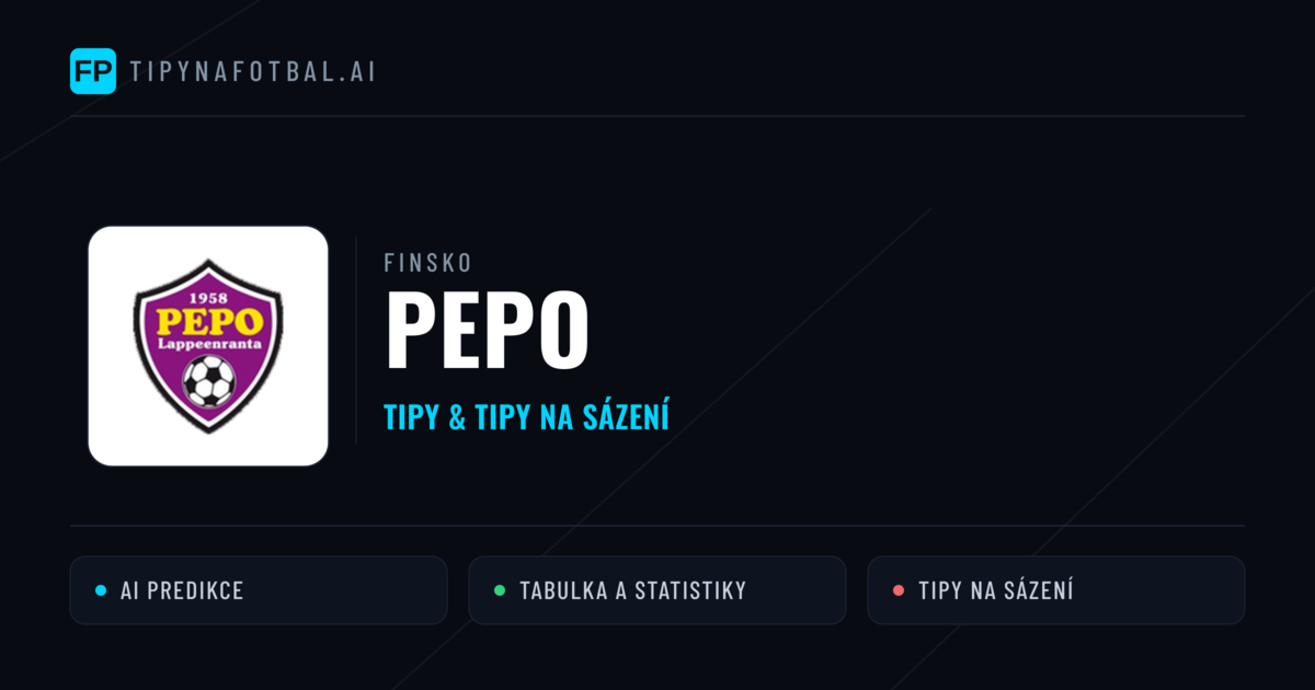 PEPO Tipy a statistiky