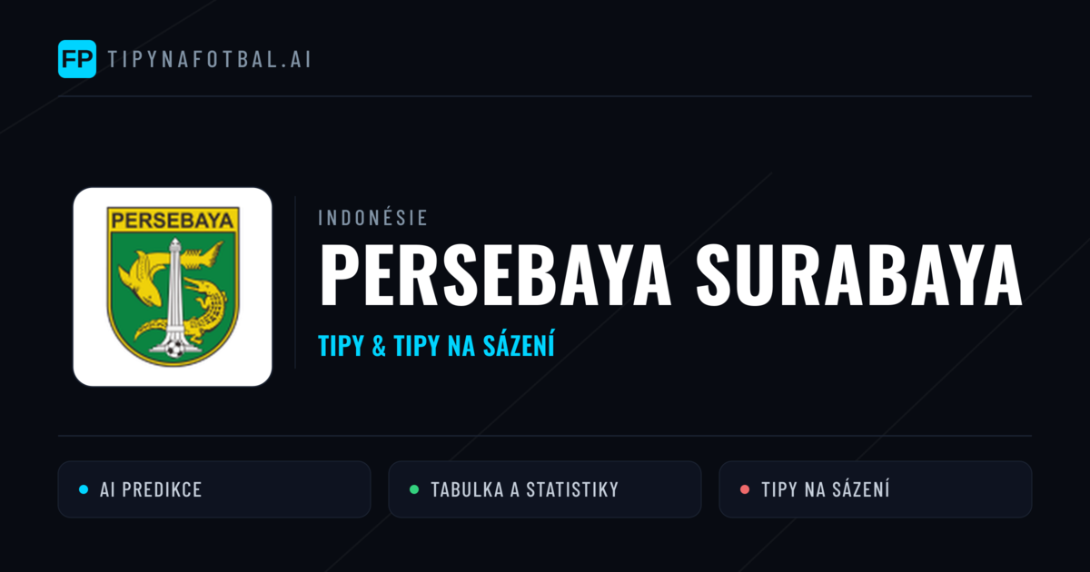 Persebaya Surabaya Tipy a statistiky