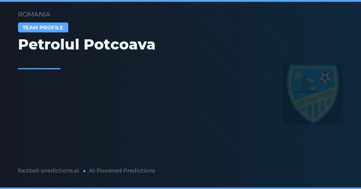 Petrolul Potcoava Tipy a statistiky