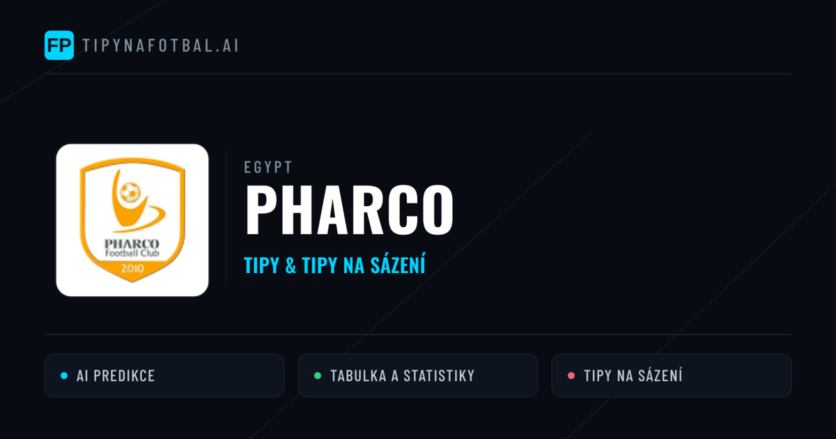 Pharco Tipy a statistiky