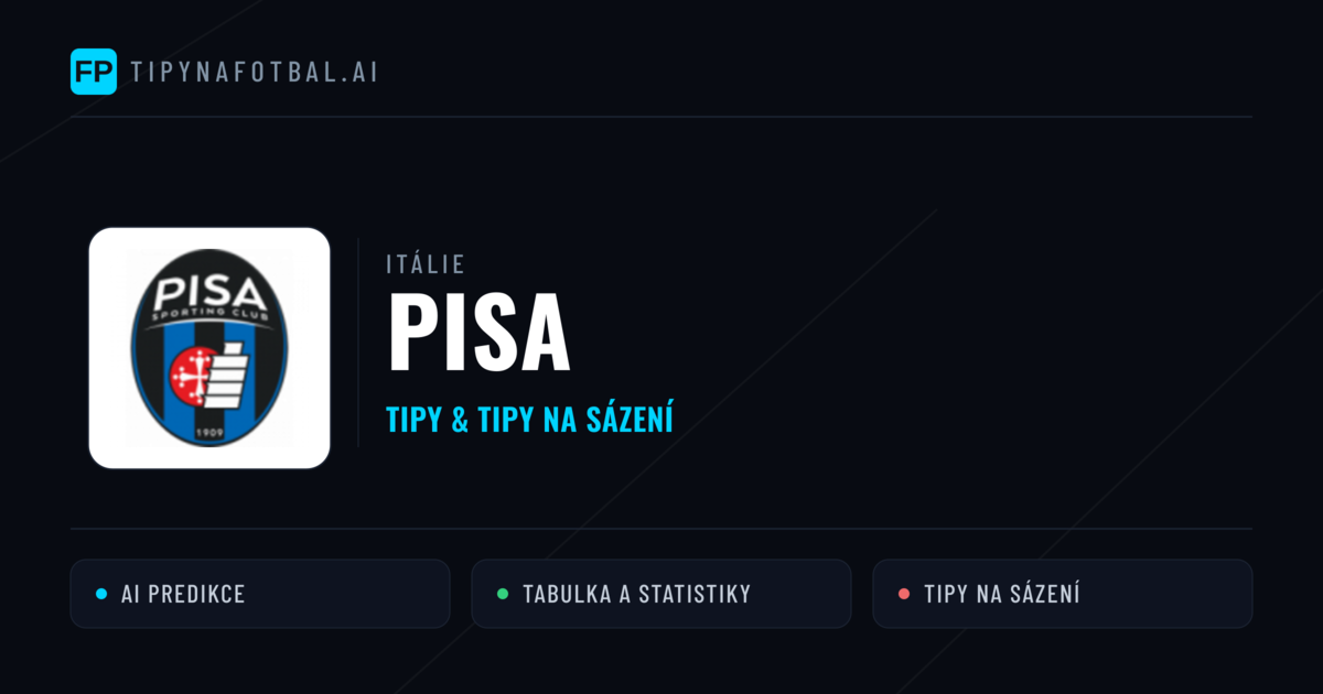Pisa Tipy a statistiky