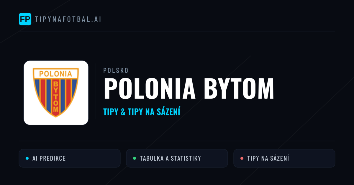 Polonia Bytom Tipy a statistiky
