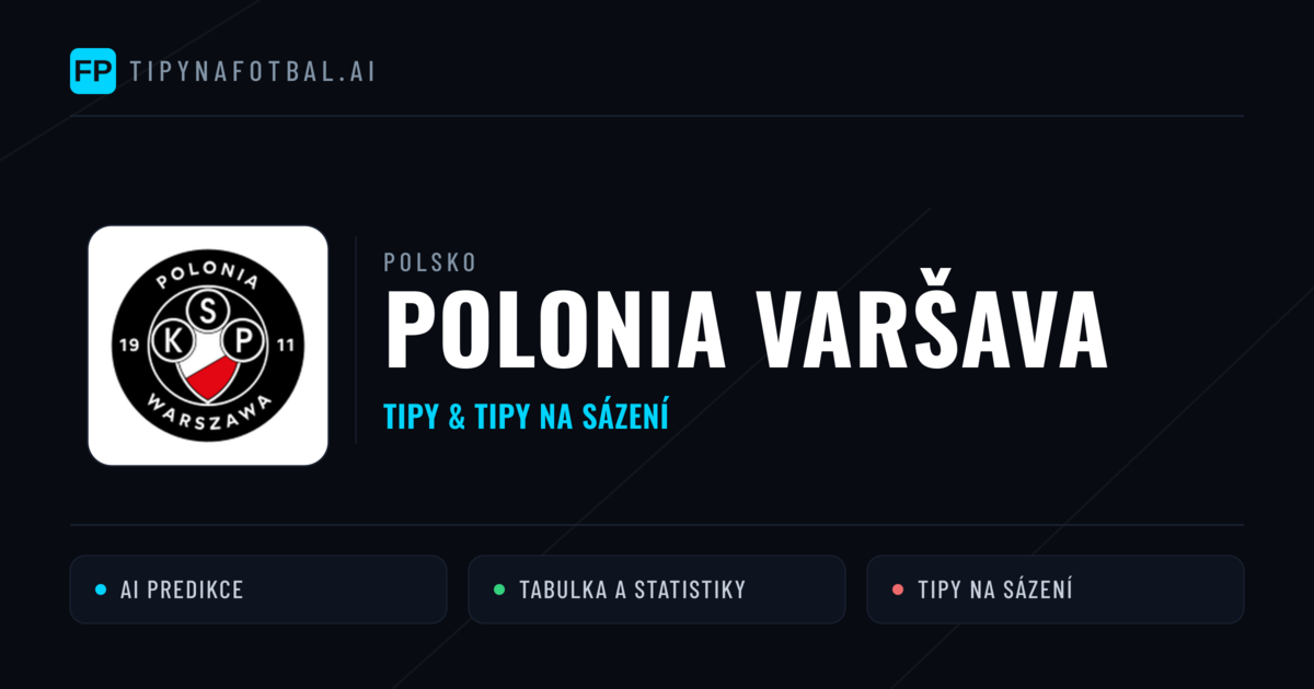 Polonia Varšava Tipy a statistiky
