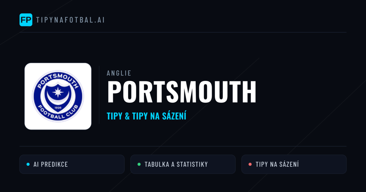 Portsmouth Tipy a statistiky