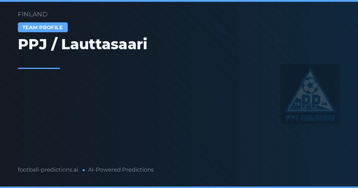 PPJ / Lauttasaari Tipy a statistiky