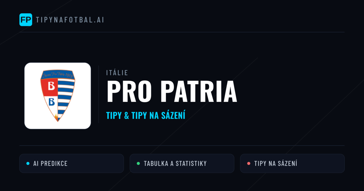 Pro Patria Tipy a statistiky