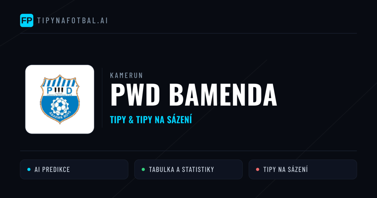 PWD Bamenda Tipy a statistiky