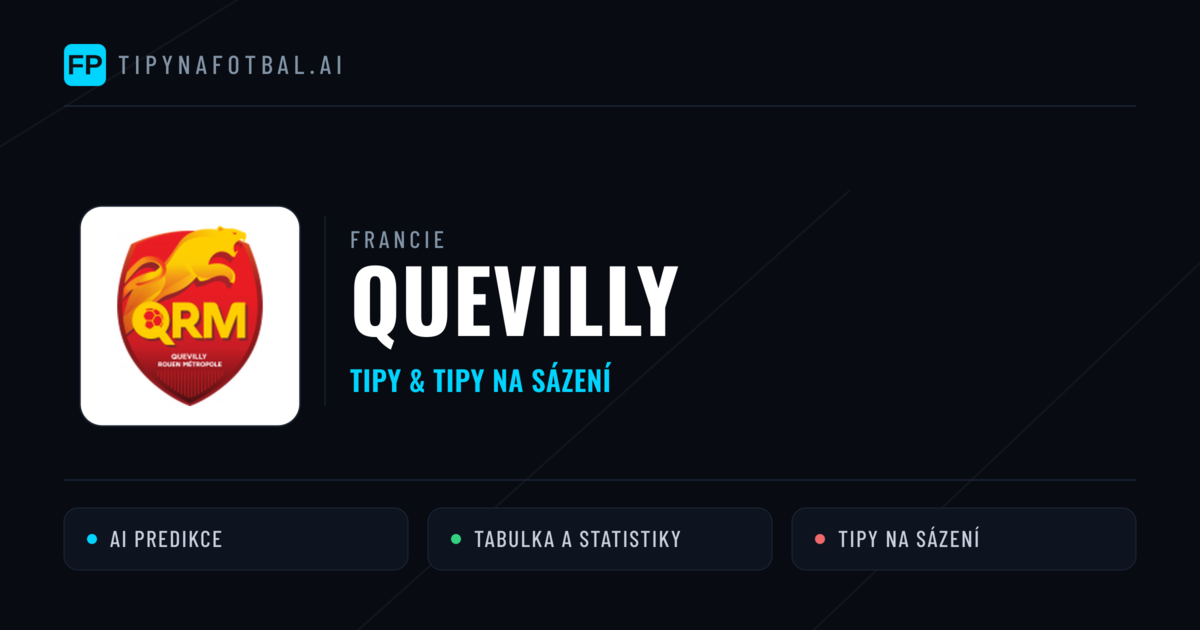 Quevilly Tipy a statistiky