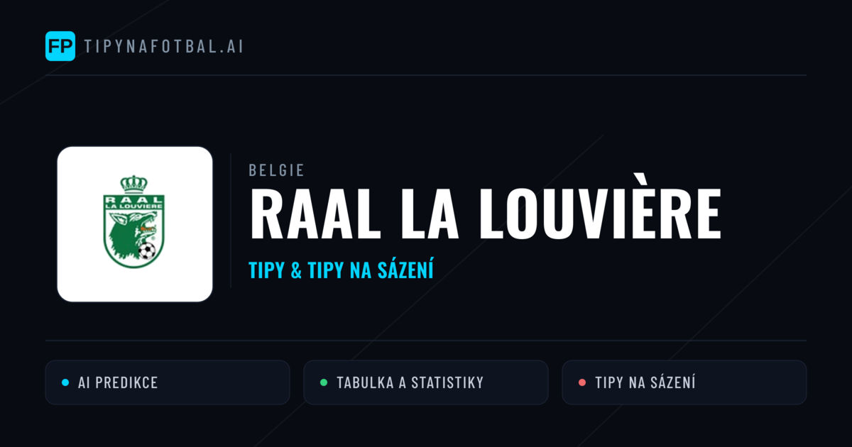 RAAL La Louvière Tipy a statistiky
