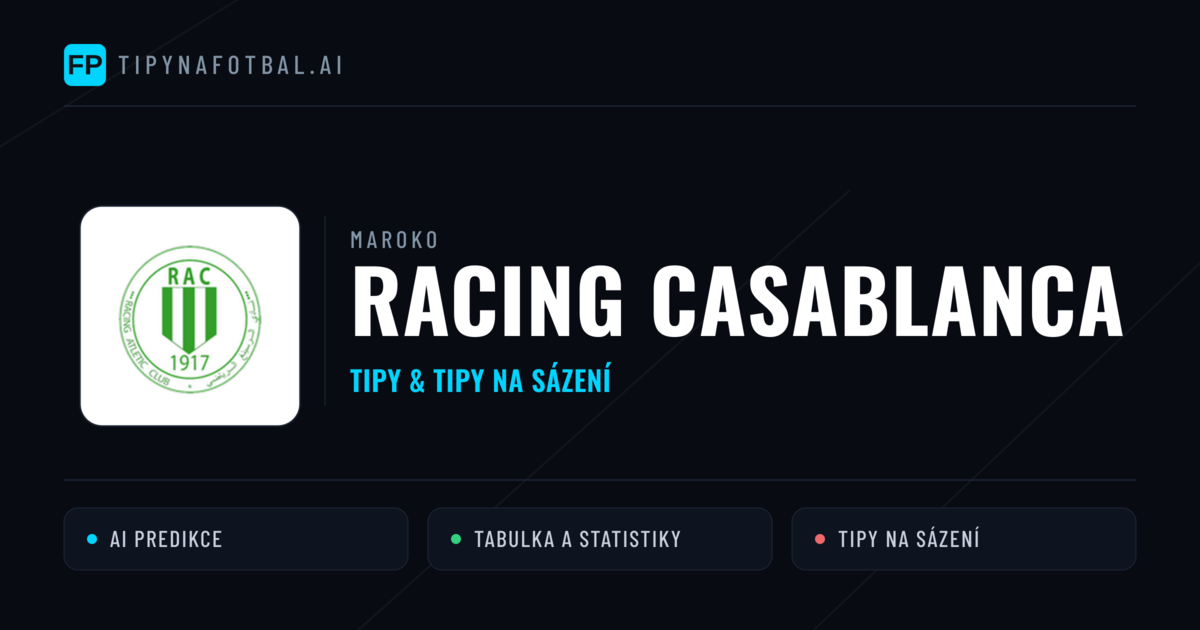 Racing Casablanca Tipy a statistiky