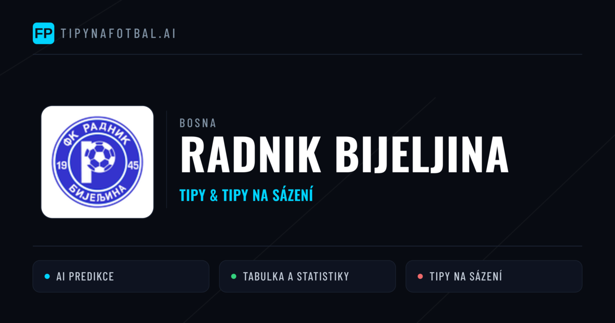 Radnik Bijeljina Tipy a statistiky