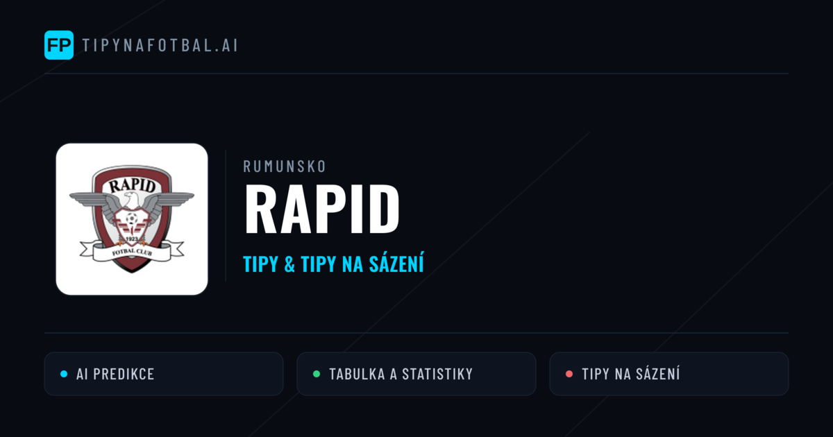 Rapid Tipy a statistiky