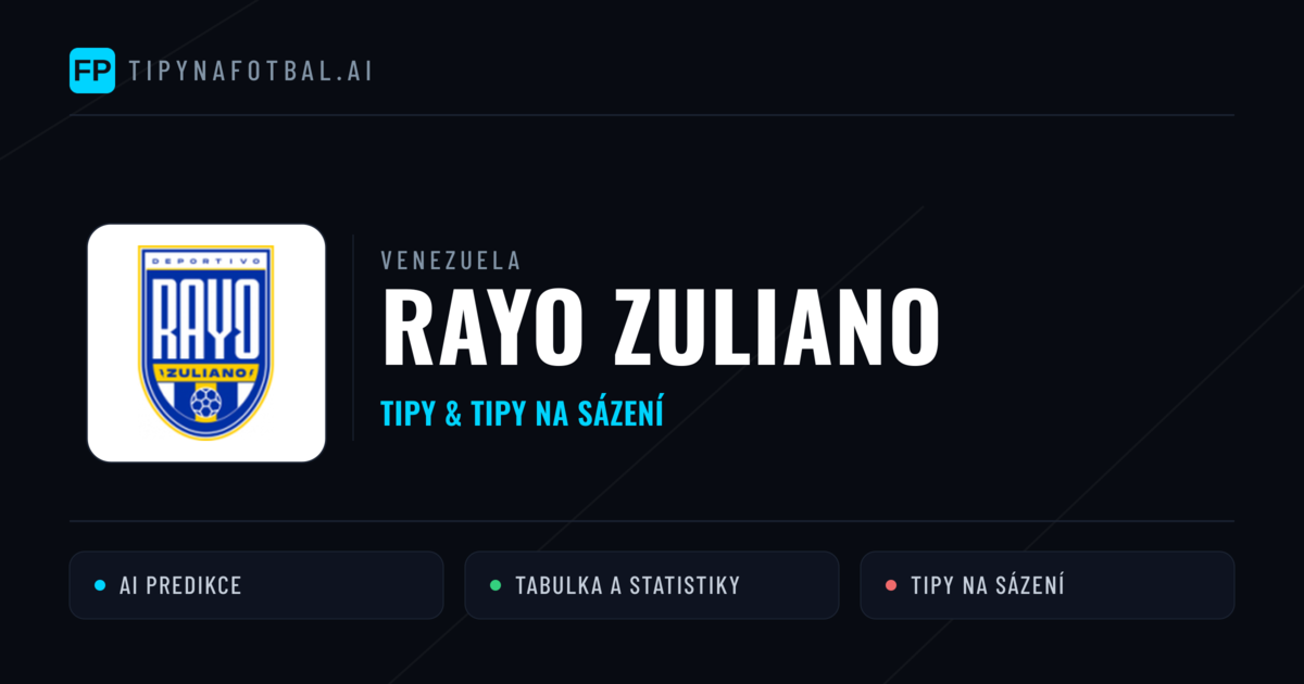Rayo Zuliano Tipy a statistiky