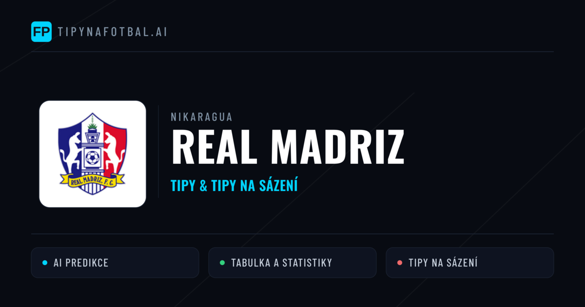 Real Madriz Tipy a statistiky
