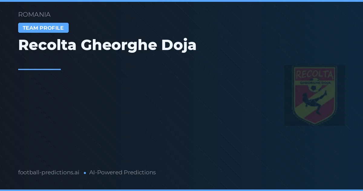 Recolta Gheorghe Doja Tipy a statistiky
