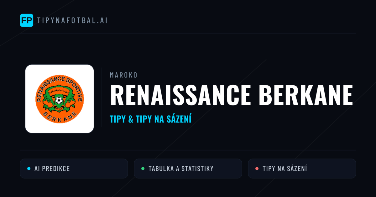 Renaissance Berkane Tipy a statistiky