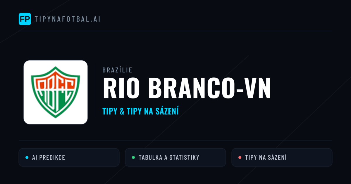 Rio Branco-VN Tipy a statistiky