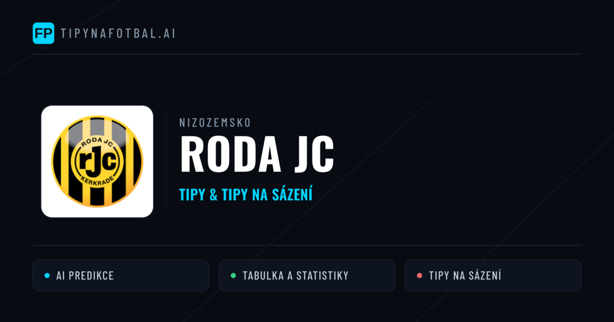 Roda JC Tipy a statistiky