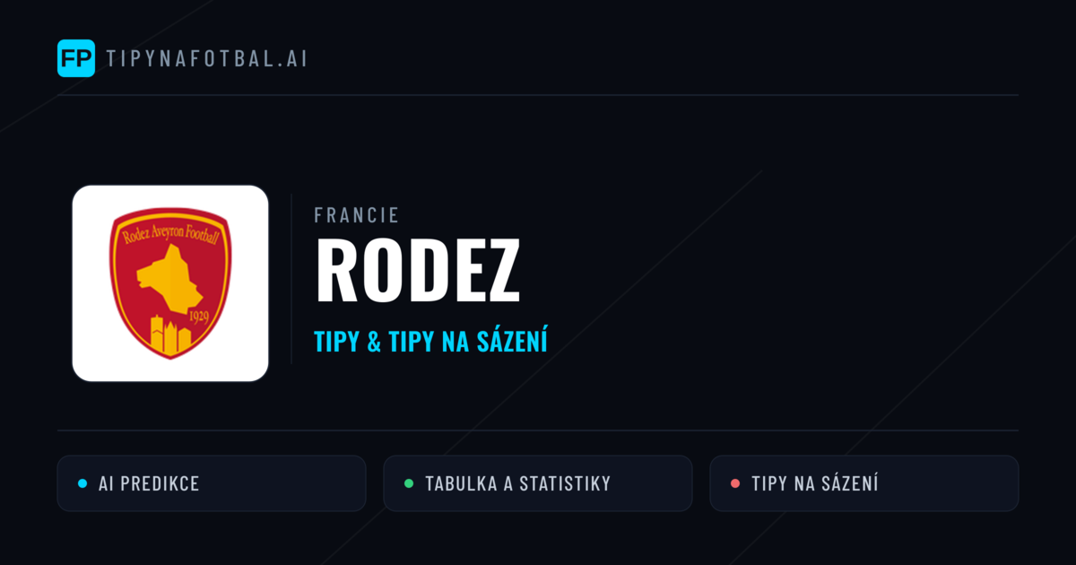 Rodez Tipy a statistiky
