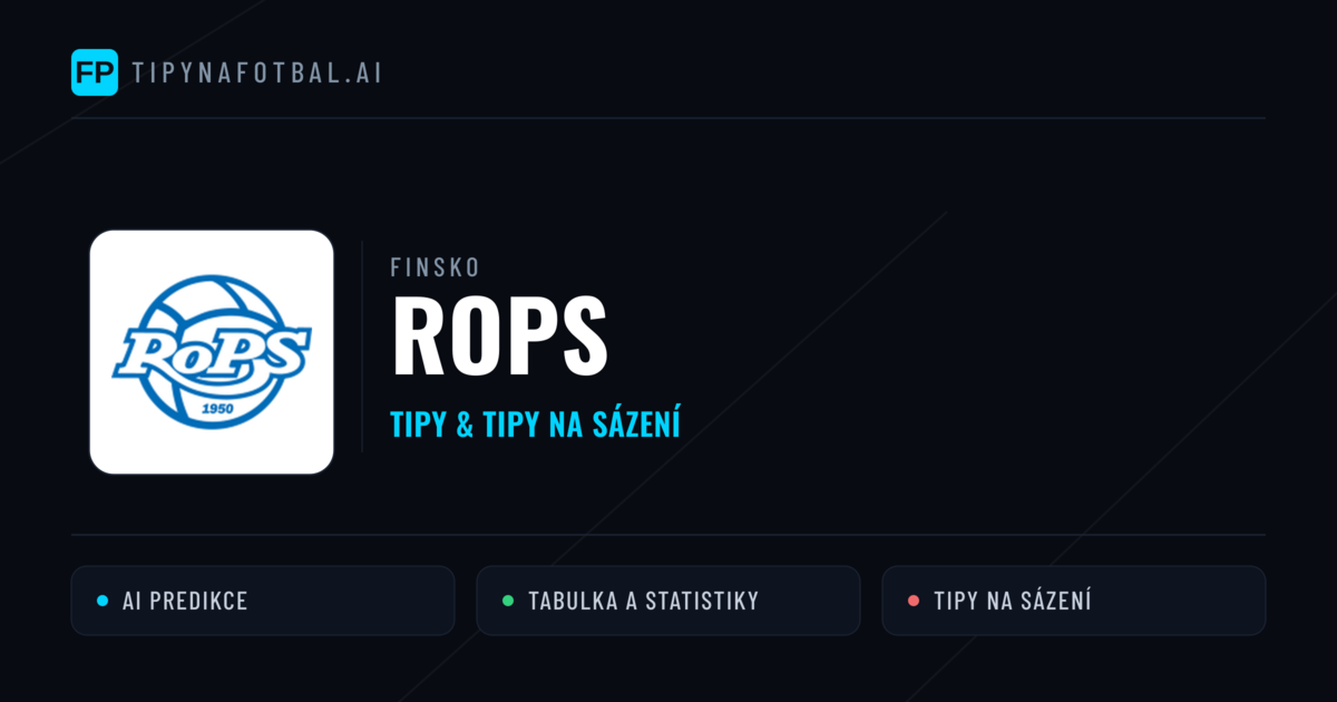 Rops Tipy a statistiky