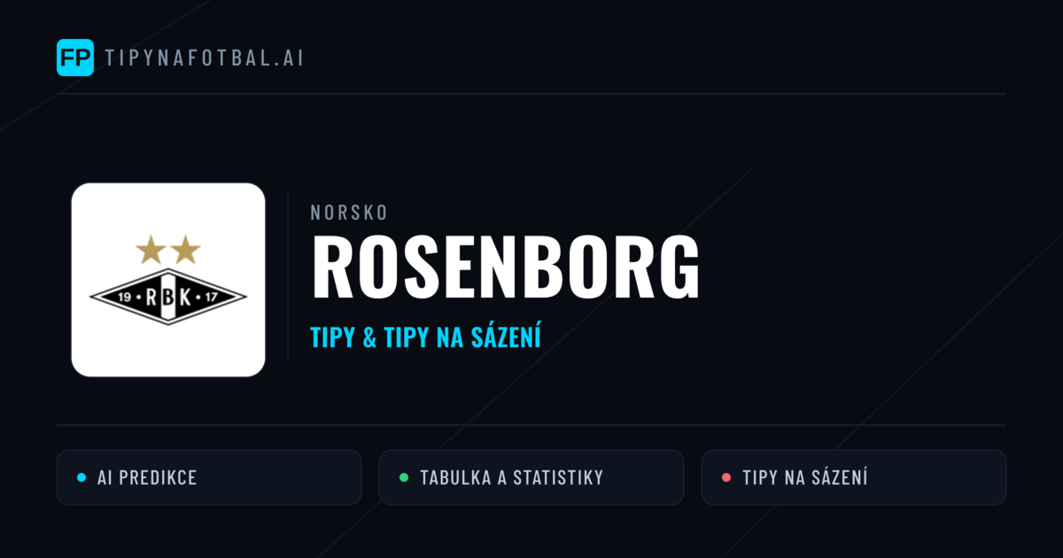 Rosenborg Tipy a statistiky