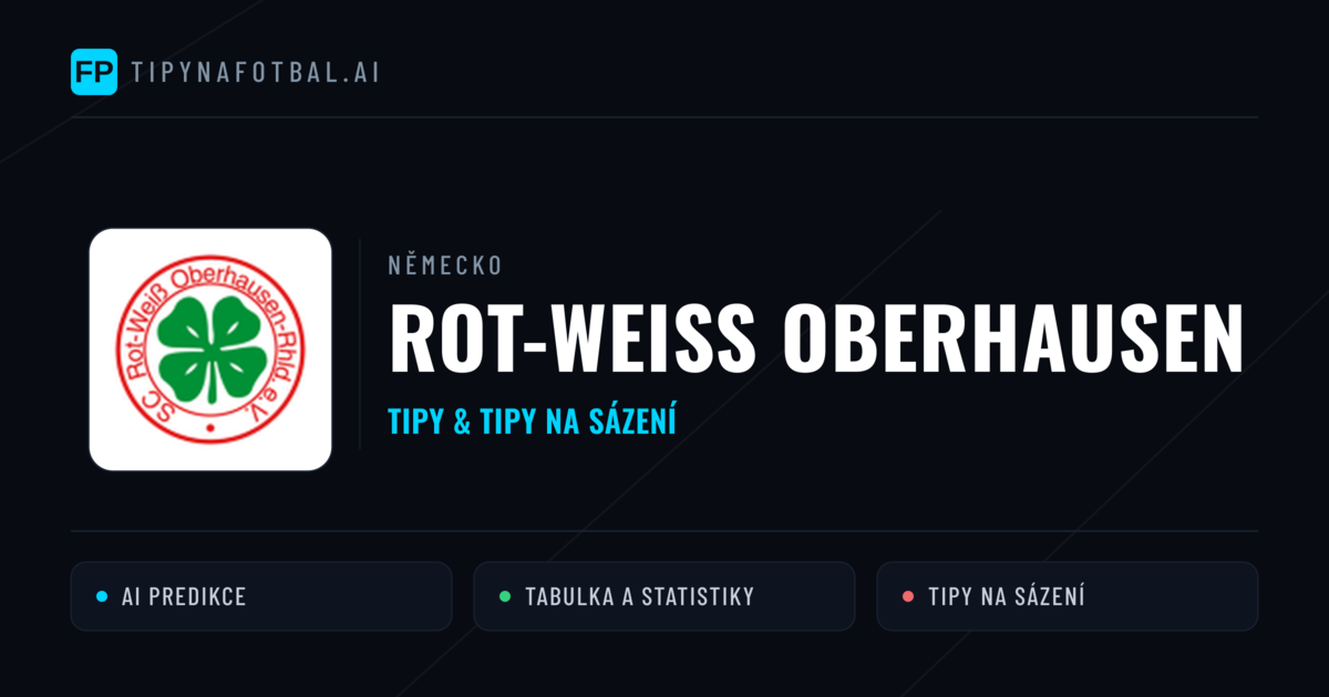Rot-Weiss Oberhausen Tipy a statistiky