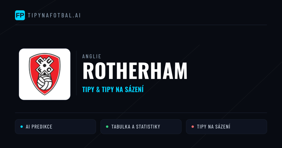 Rotherham Tipy a statistiky