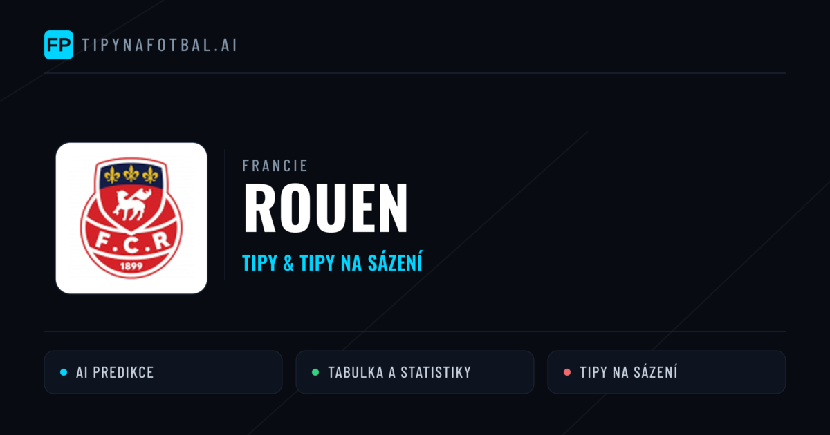 Rouen Tipy a statistiky