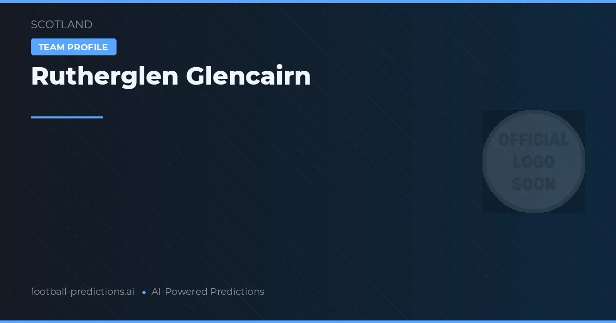 Rutherglen Glencairn Tipy a statistiky