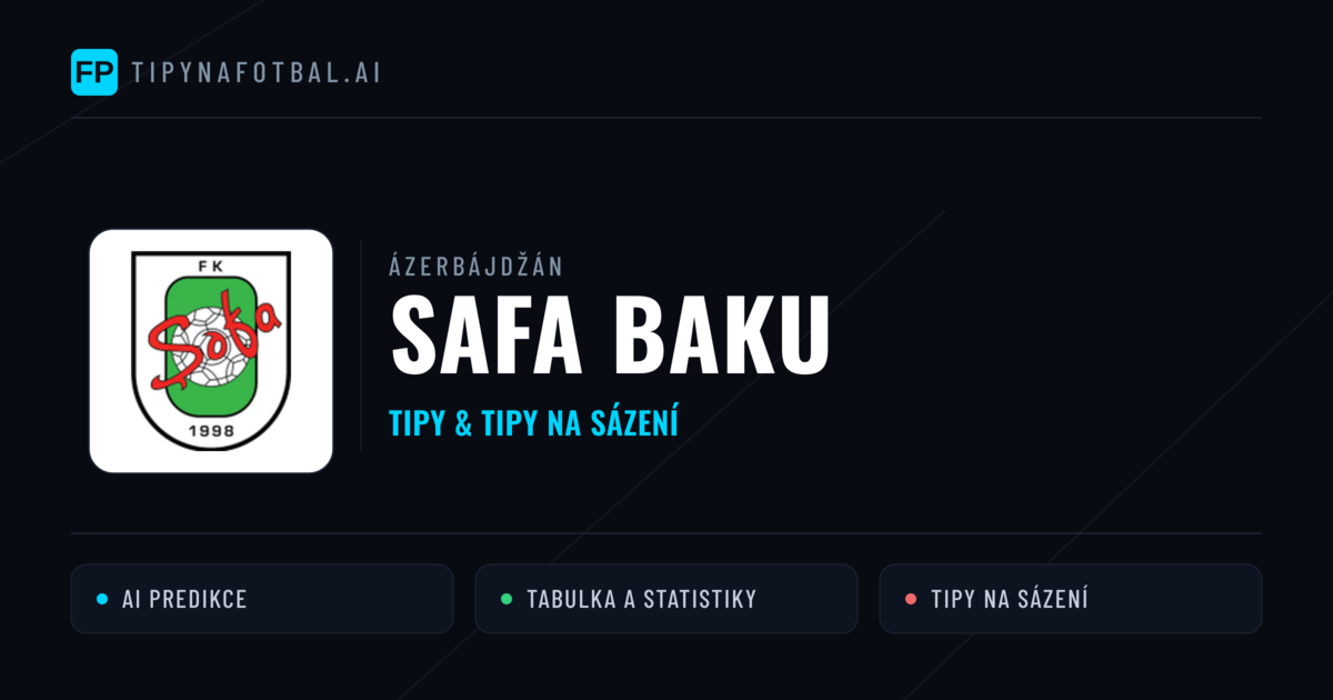 Safa Baku Tipy a statistiky