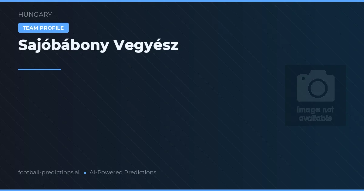 Sajóbábony Vegyész Tipy a statistiky