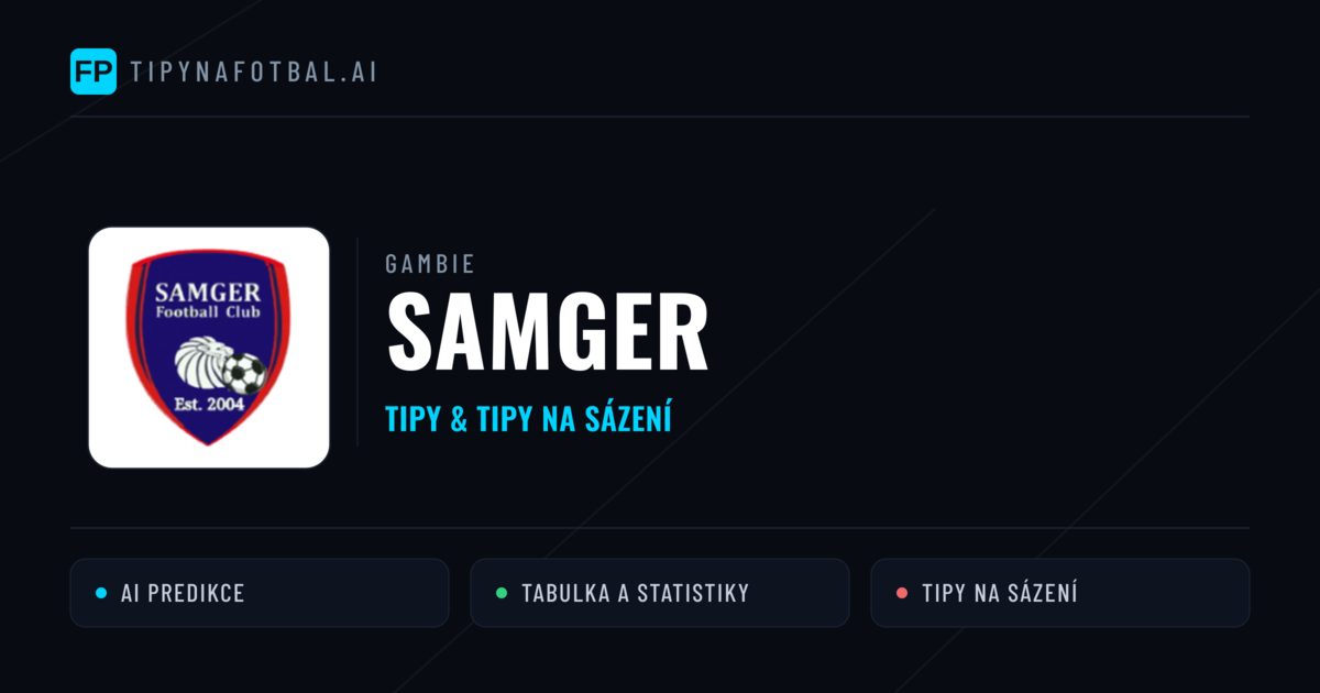 Samger Tipy a statistiky