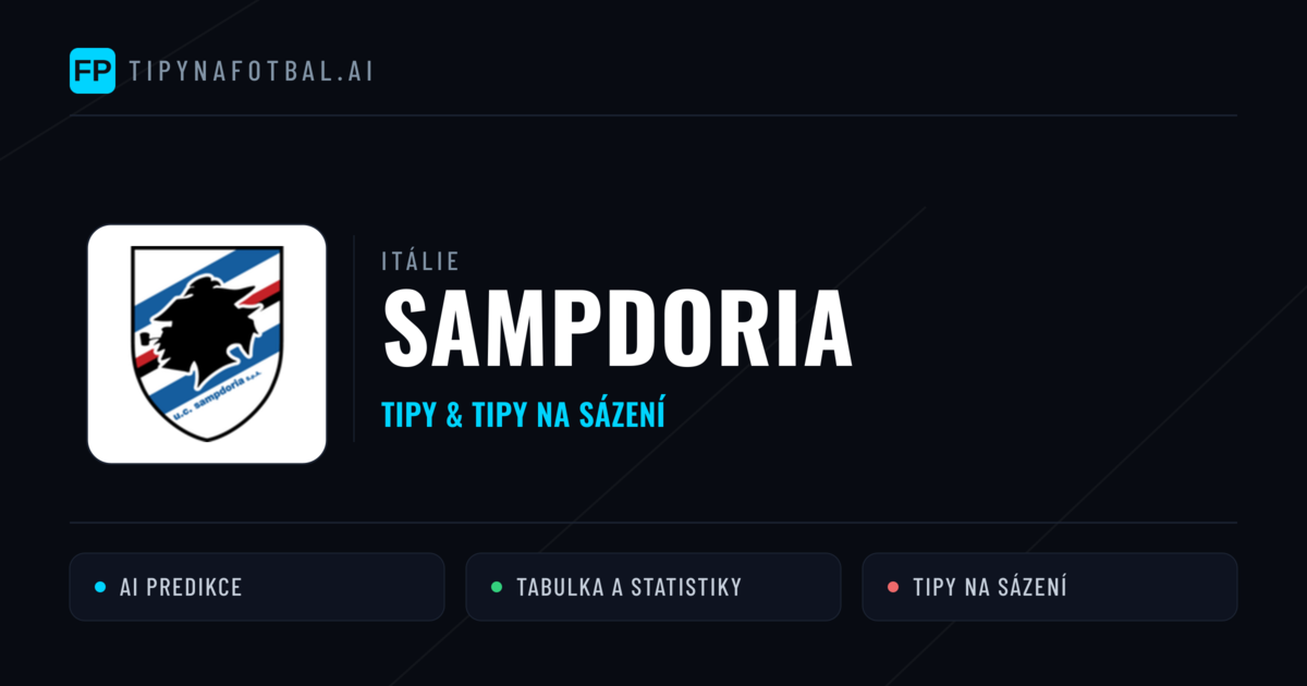 Sampdoria Tipy a statistiky