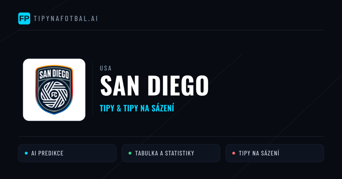 San Diego Tipy a statistiky