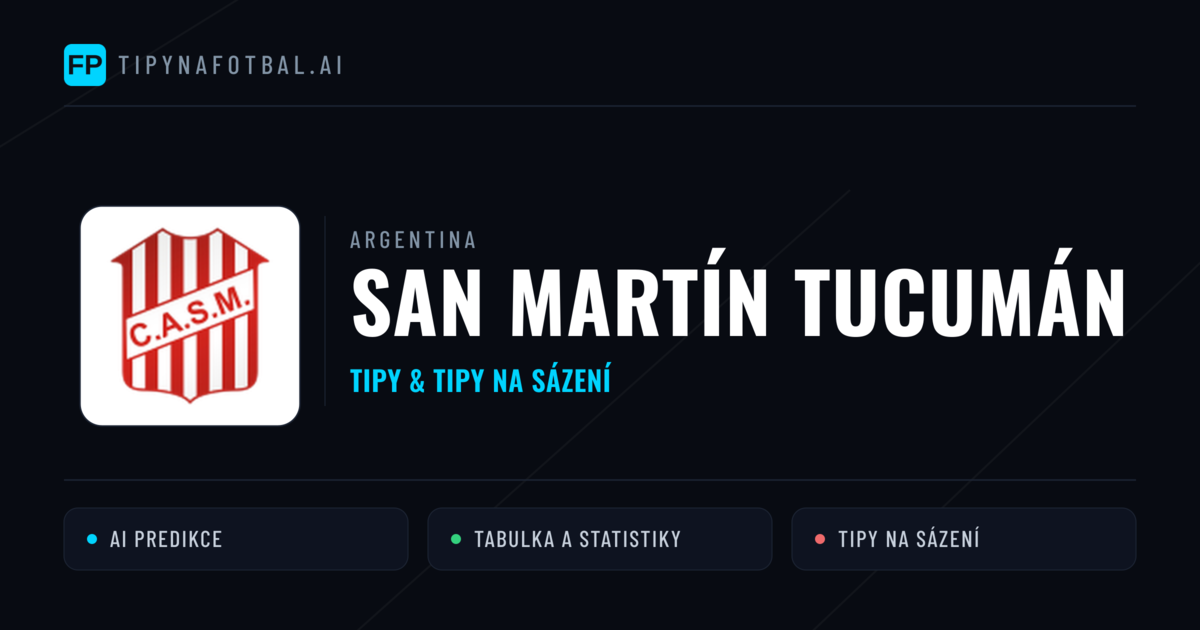 San Martín Tucumán Tipy a statistiky