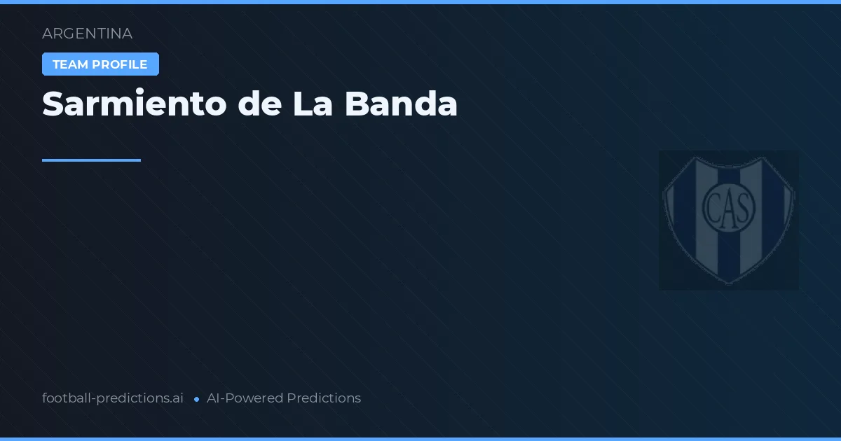 Sarmiento de La Banda Tipy a statistiky