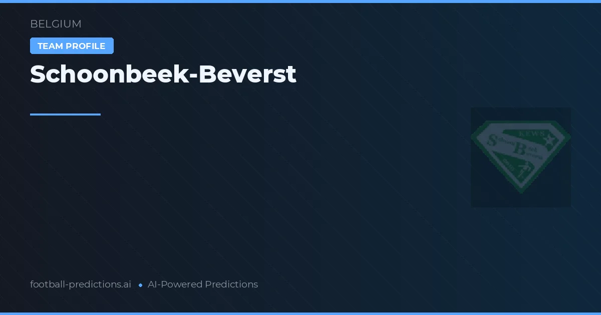 Schoonbeek-Beverst Tipy a statistiky