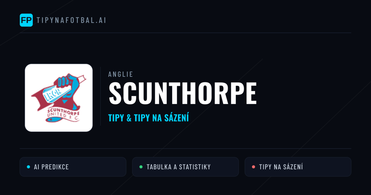 Scunthorpe Tipy a statistiky
