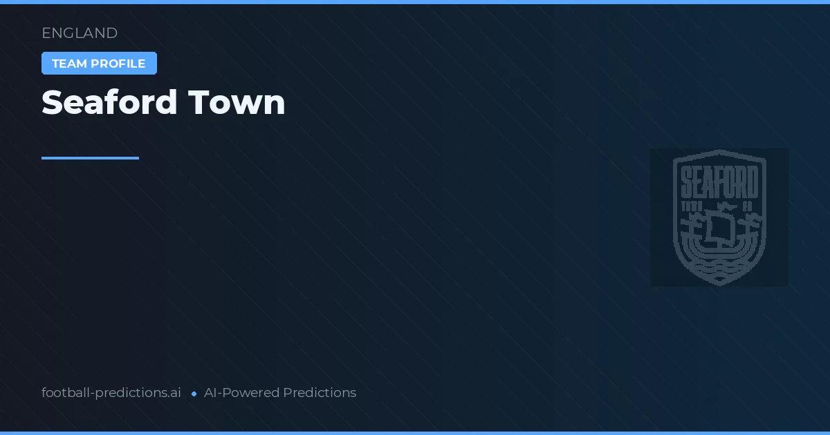 Seaford Town Tipy a statistiky