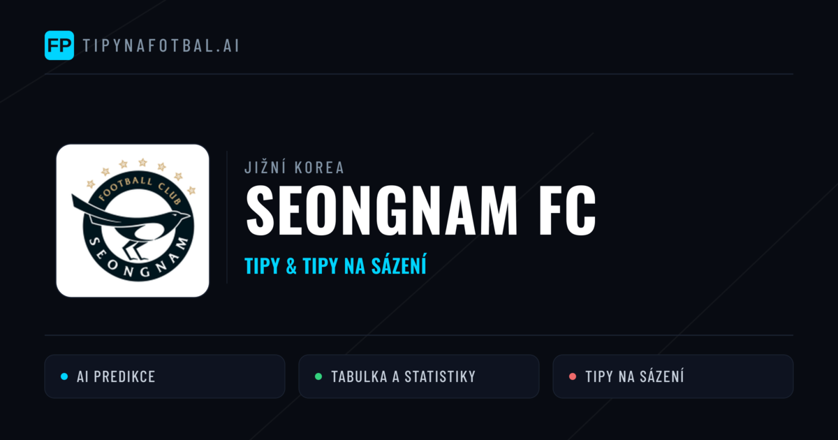 Seongnam FC Tipy a statistiky