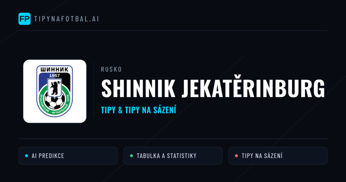 Shinnik Jekatěrinburg Tipy a statistiky