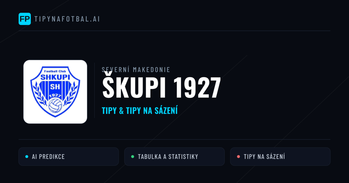 Škupi 1927 Tipy a statistiky