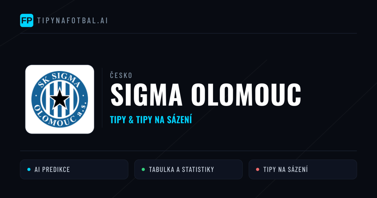 Sigma Olomouc Tipy a statistiky