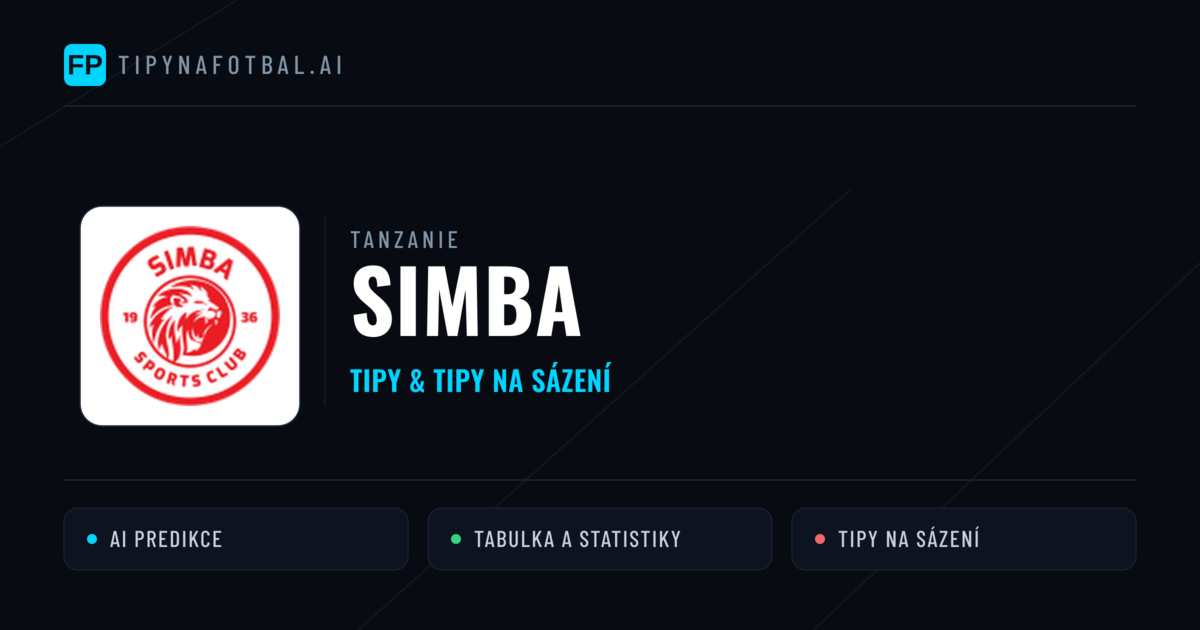Simba Tipy a statistiky