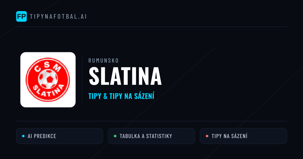 Slatina Tipy a statistiky