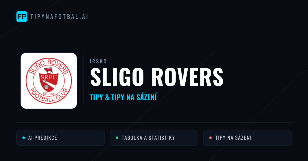 Sligo Rovers Tipy a statistiky