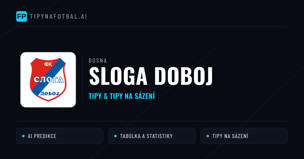 Sloga Doboj Tipy a statistiky