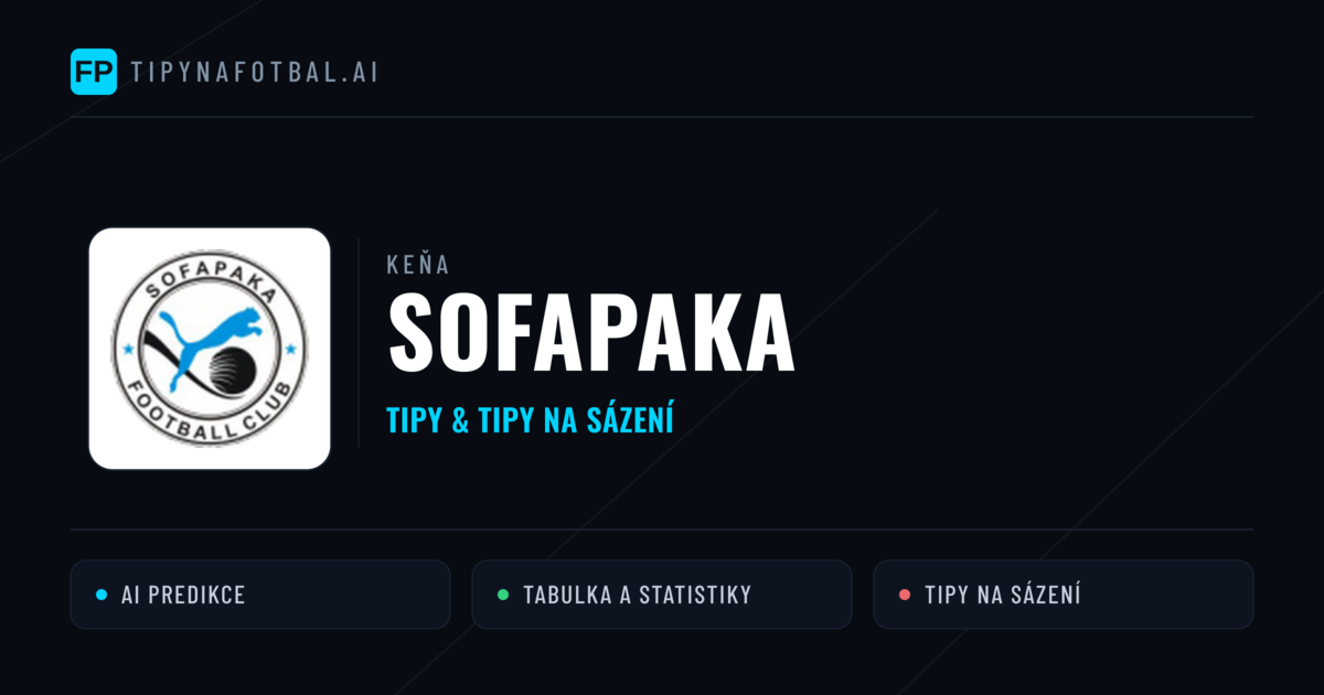 Sofapaka Tipy a statistiky